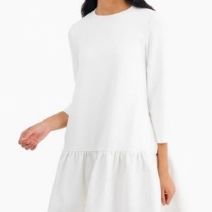 Tuckernuck Peplum White Dress Size Small NWOT